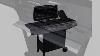 Cosmogrill 4+1 Pro Gas Bbq Black Barbecue Grill Incl Side Burner Model- 93411